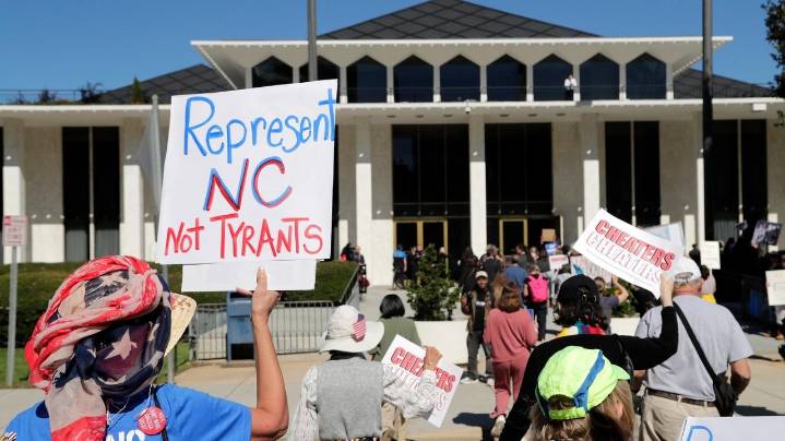 Judges allow North Carolina to use a map drawn in bid to give Republicans another US House seat