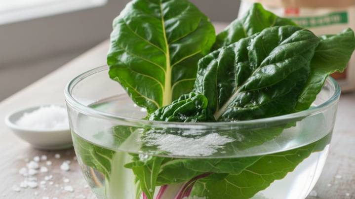 Remojar la acelga en agua con sal gruesa: para qué sirve hacerlo antes de cocinarla
