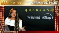 MSHOW - Programa del 06/11/25 TINI STOESSEL CUENTA COMO FUE SER PARTE DE “QUEBRANTO”