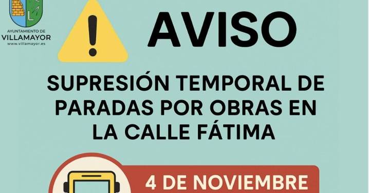 Obras en la Calle Fátima obligan a modificar temporalmente el recorrido del autobús entre Villamayor y Salamanca