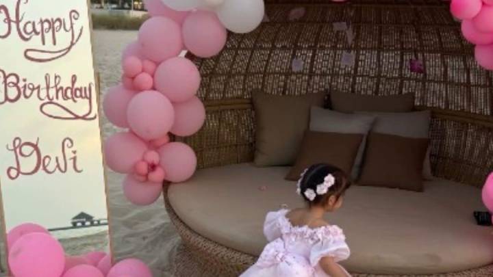Bipasha Basu Rings In Daughter Devi’s 3rd Birthday With A Dreamy Beach Celebration
