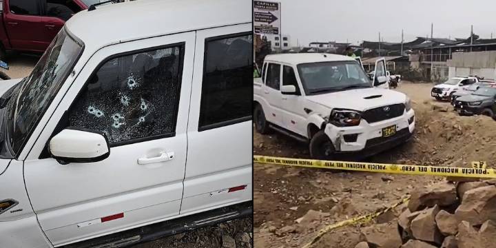 Asesinan a jefe de seguridad dentro de su camioneta durante ataque a balazos en Carabayllo