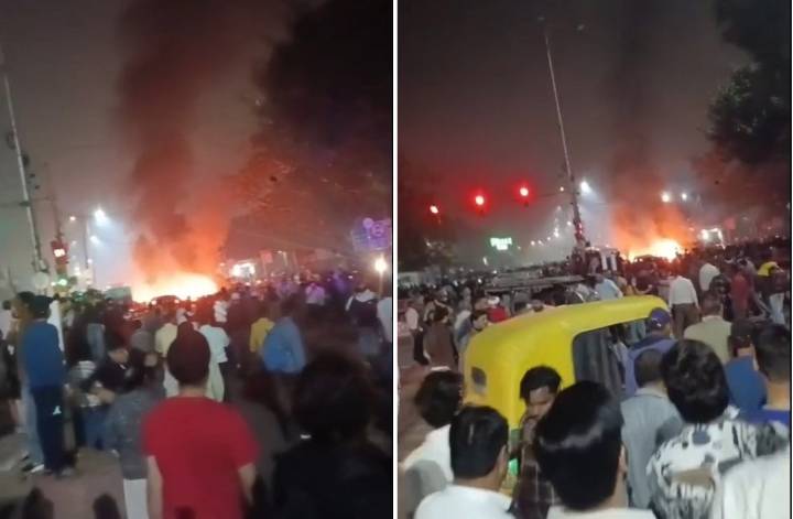 Powerful Blast In Car Near Red Fort, Multiple Injuries Feared