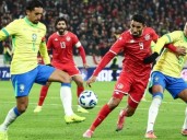 Brazil held to friendly draw by Tunisia