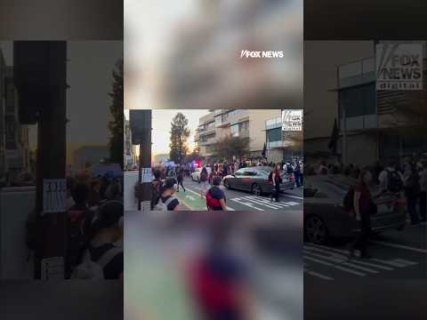 BREAKING: Bloody brawl erupts ahead of Turning Point USA event #news #foxnews #fox #shorts