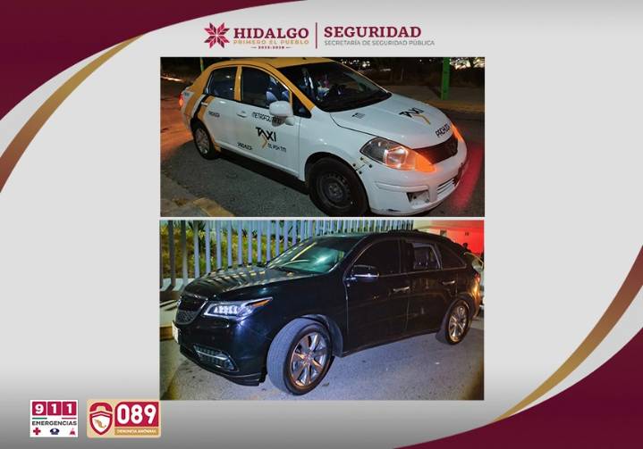 Asegura SSPH a integrantes de células dedicadas a cristalazos en la Zona Metropolitana de Pachuca