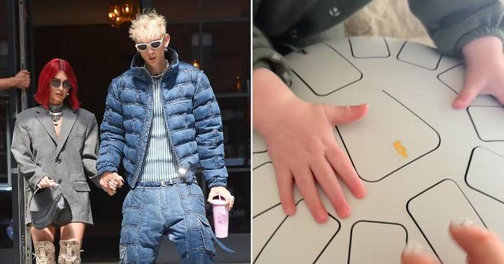 Machine Gun Kelly Gives Rare Glimpse at His and Megan Fox's 'Little Baby Girl' Saga During Cute Bonding Moment: Watch