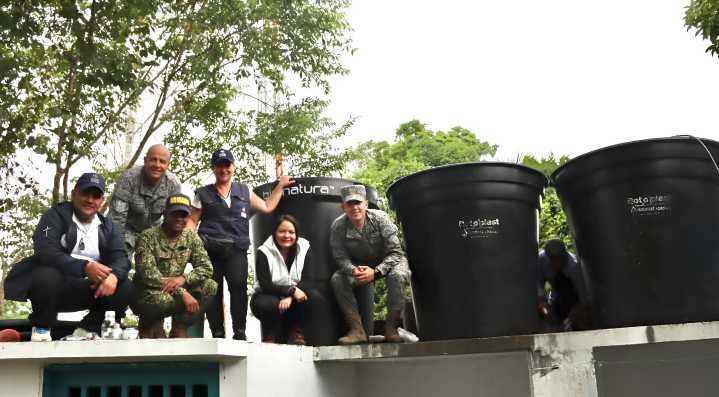 Instalan sistemas de purificación de agua en institución educativa de Caquetá