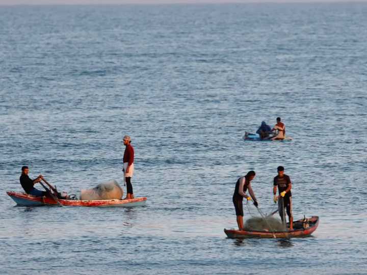 For Gaza’s fishermen, the sea is their last lifeline after Israel’s war