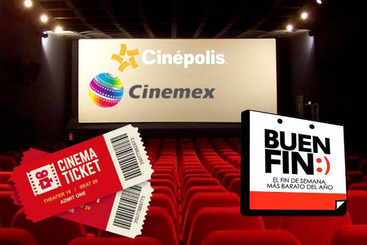 Buen Fin 2025: Cinépolis y Cinemex se suman con boletos y paquetes especiales