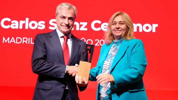 Carlos Sainz, premio 'Madrileño del Año' prevé éxito con el GP de Madrid de Fórmula 1: "Va a traer a mucha gente a esta ciudad"