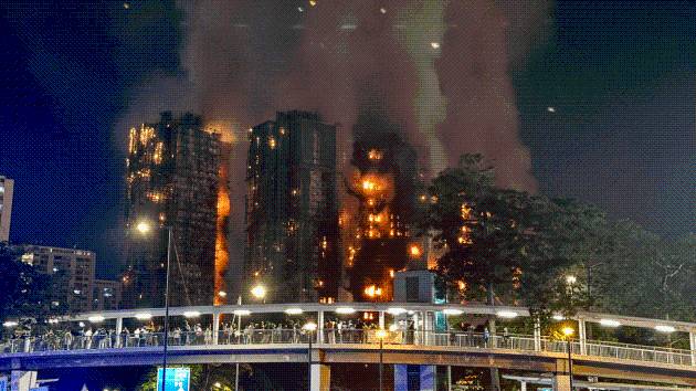 Hong Kong fire death toll rises to 55 people with fires still burning, officials say