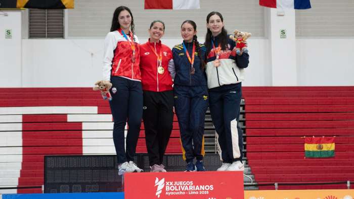 Peruana María Luisa Doig ganó medalla de oro en los Juegos Ayacucho