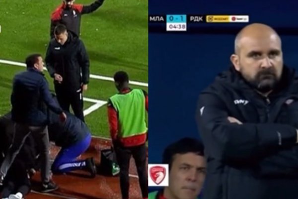 Impresionable: el momento en que un entrenador se desplomó en pleno partido y murió