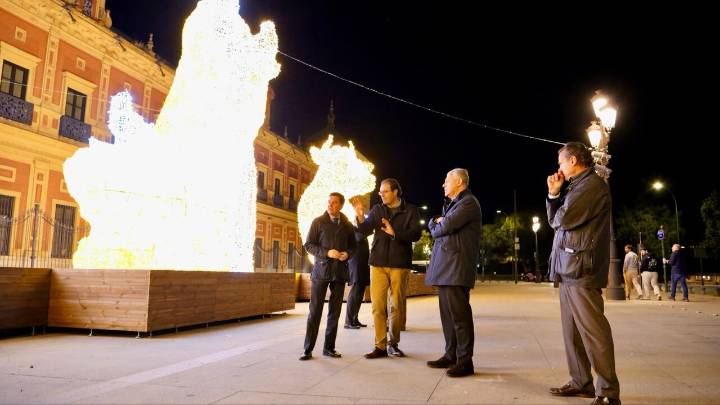 Sevilla encenderá el sábado el Belén iluminado más grande del país