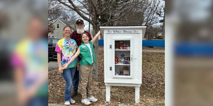 Cookeville Girl Scout builds ‘blessing box’ ahead of Thanksgiving