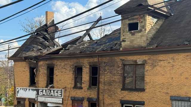 Police: 1 missing after massive fire in Pittsburgh's Sheraden