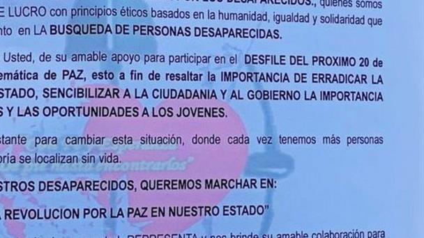 Solicitan permiso para participar en el desfile