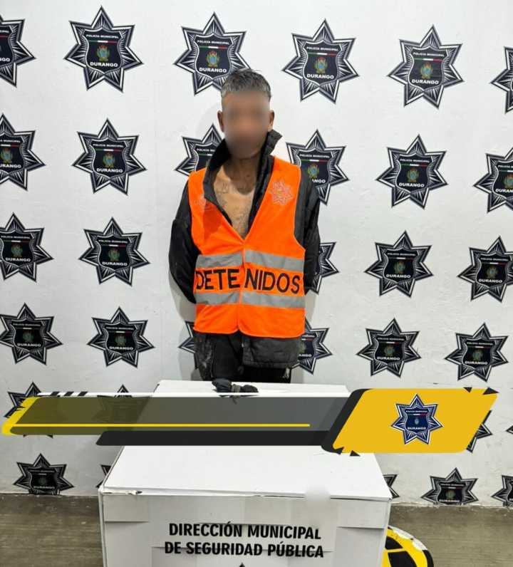 Detuvieron a sujeto por agredir a dos mujeres en colonia de Durango capital