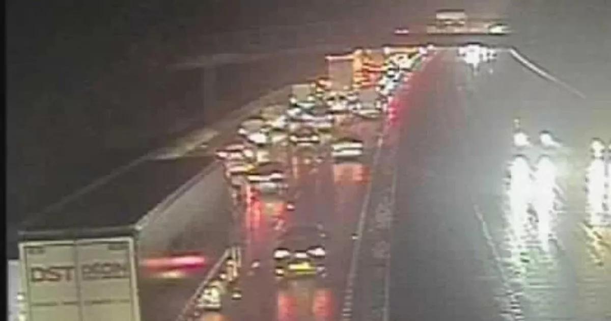 M6 LIVE as all traffic stopped as emergency crews called to scene