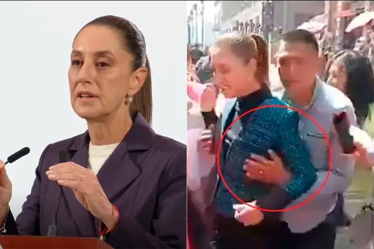 La presidenta de México repudió el acoso que sufrió y exigió justicia