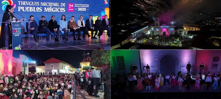 Gobernador de Hidalgo inaugura 7.ª edición del Tianguis Nacional de Pueblos Mágicos