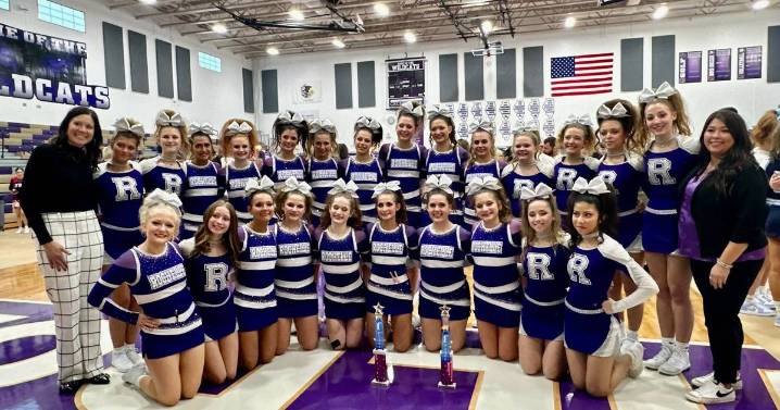 Rochelle High School competition cheer teams take 1st in Wilmington