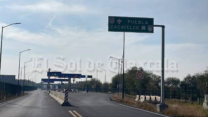 Bloqueo paraliza la autopista Tlaxcala–Puebla a la altura de Zacatelco