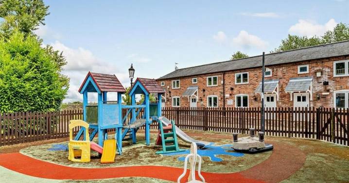 Tiny Welsh seaside village has homes, playground and a community hall but not a single person lives there