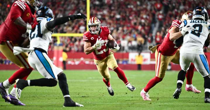 Christian McCaffrey’s big night leads 49ers to 20