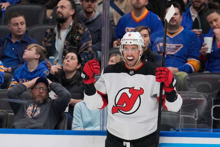 Devils defenseman fined maximum penalty for hit on Blackhawks forward