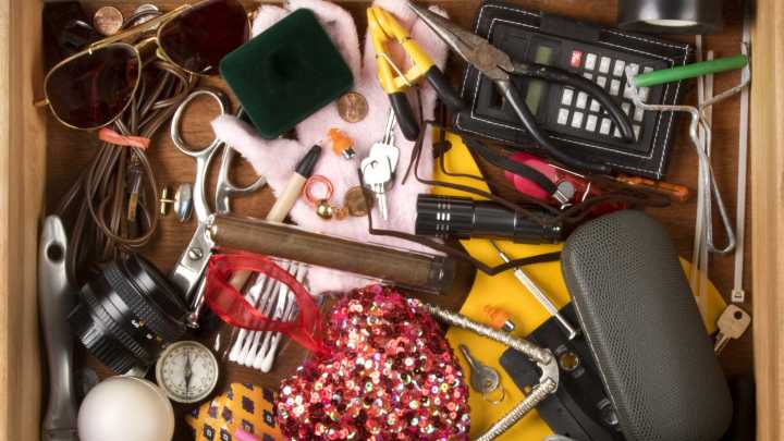 The Vintage Cabinet That's A Perfect Junk Drawer Alternative (And Still Beautiful Decor)