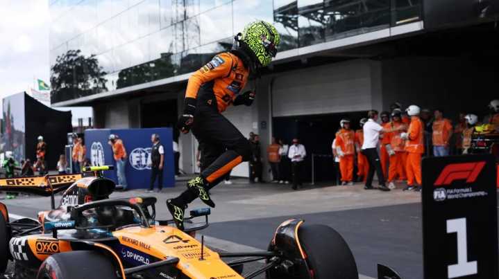 Lando Norris consigue la pole position para el GP de Brasil