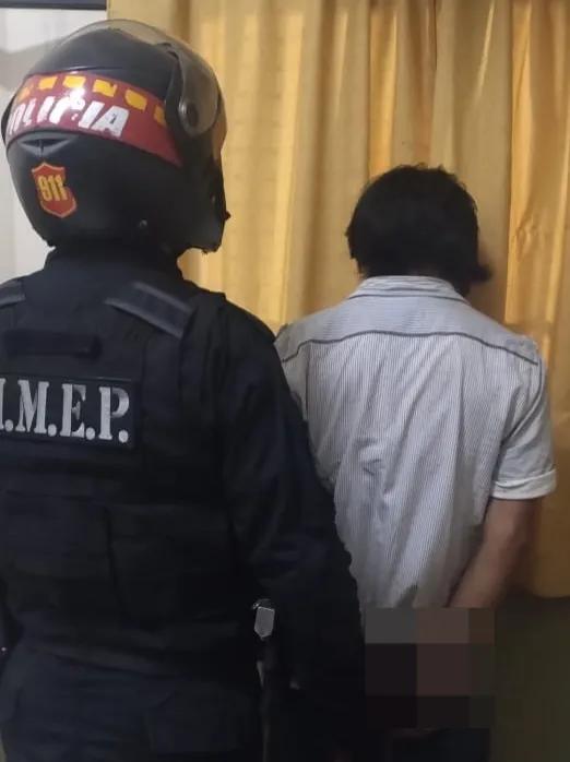 Inseguridad en barrio Grand Bourg: Detienen a ladrón de 29 años que transportaba objetos robados