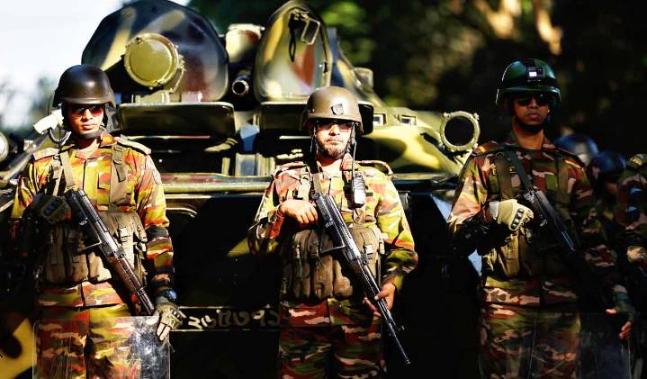 Calm but tense Bangladesh under tight security as Awami League calls shutdown after Hasina verdict