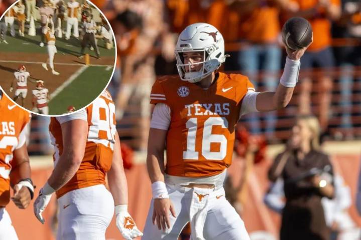 Arch Manning scores receiving touchdown in big Texas win