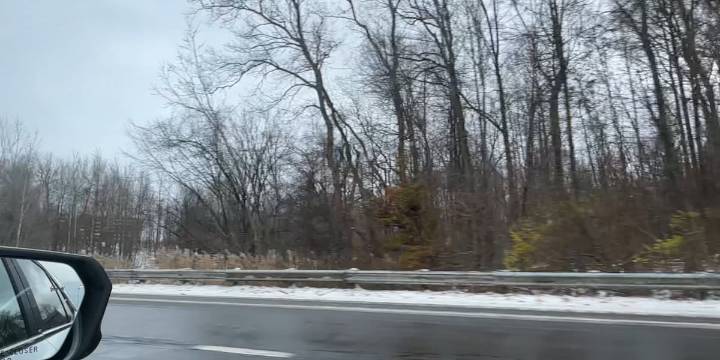 Cold weather creates slick roads for Thanksgiving travelers