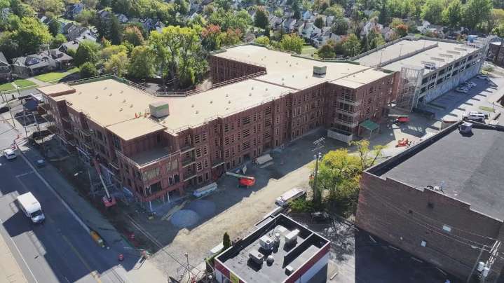 Reconstruction continues in Cleveland Heights at Cedar Lee-Meadowbrook apartment complex months after fire: See updates of the progress