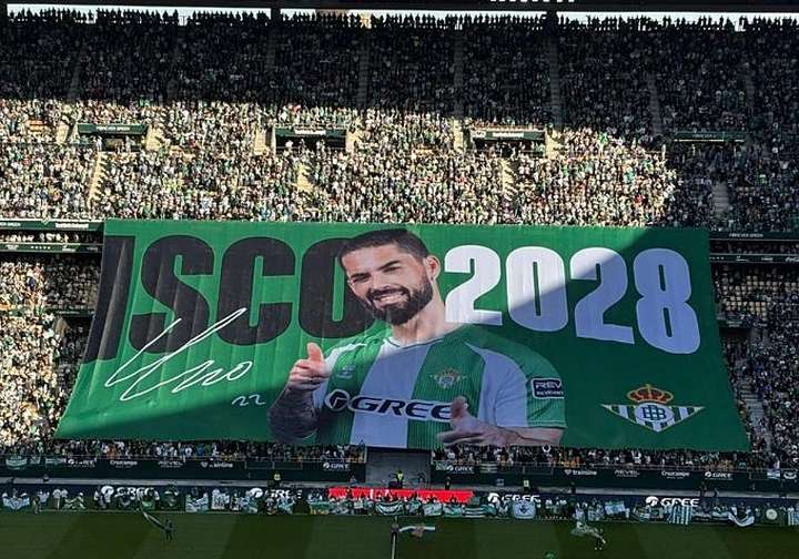 Isco renueva por el Betis hasta 2028