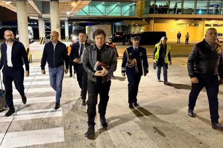 Javier Milei llegó a Estados Unidos para hablar en un foro global