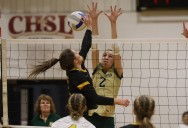 Photos of Macomb Lutheran North vs. Pontiac Notre Dame Prep in D2 volleyball district championship action