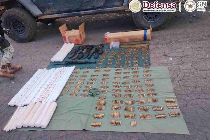 Detienen a 5 personas en el marco de las acciones por el Plan Michoacán; aseguran armas y drogas