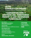 El PSOE organiza en Ronda una charla-coloquio sobre incendios forestales