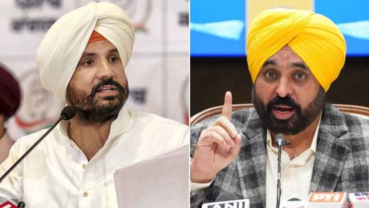 Punjab CM Mann slams Warring for touching Sikh children's 'jooras', says he 'lost mental balance'
