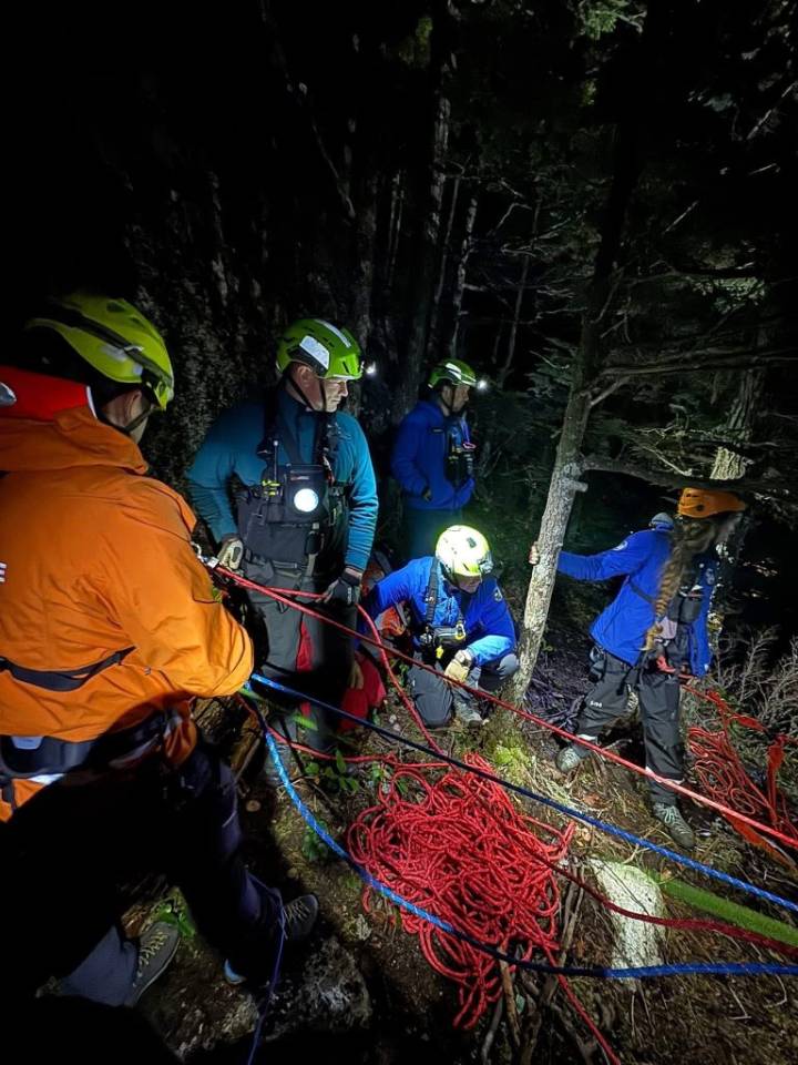 Squamish base jumper rescued after crashing into mountain wall