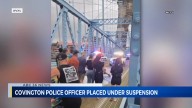Covington officer suspended after protest arrest video shows excessive force