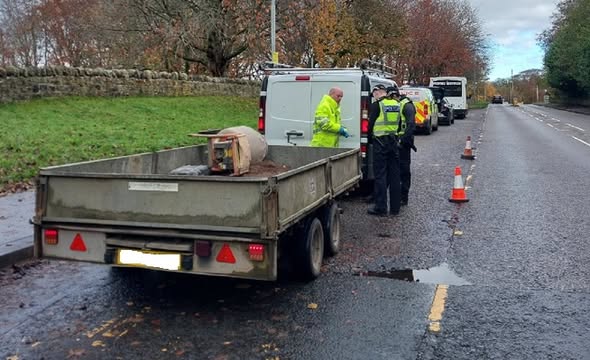 Police conduct road checks aimed at promoting safer driving and ensuring vehicles compliance
