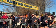 PICTURES: Runners brave chilly morning at 31st annual Turkey Trot in downtown Springfield