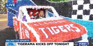 LIVE: Clemson students' persevere through wet weather for Homecoming float construction