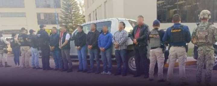 A proceso ‘El Licenciado’ y 7 escoltas de Manzo